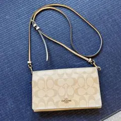 COACH ショルダーバッグ ベージュ