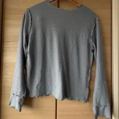 hinari カットソー　ブルー