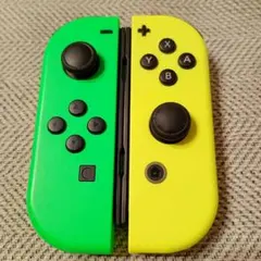 【美品純正完動品】Nintendo Switch ジョイコン グリーンイエロー②