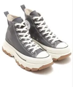【CONVERSE】トレックウェーブ ハイ(グレー、24.5cm)