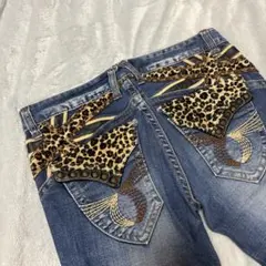 明日投稿最終RED PEPPER レオパード　y2k 豹柄　M ストレート