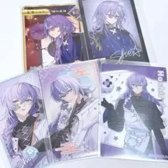 [5枚] 星導ショウ ①+② トレカ チェキ にじさんじ