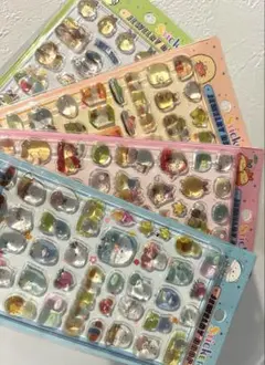 すみっこぐらし　立体シール　3Dシール　4枚