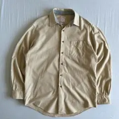 Brooks Brothers USA製　ベージュ シャツ M