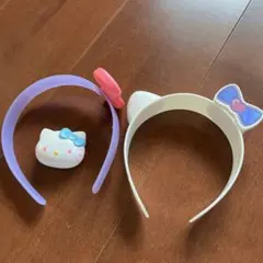 キティ　カチューシャ　2点