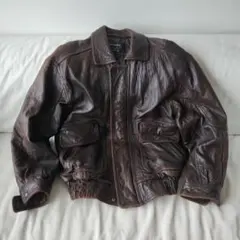 A-2 フライトジャケット　ブラウン　レザージャケット