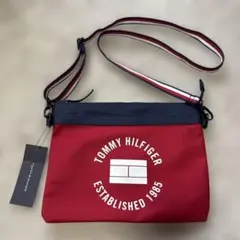 TOMMY HILFIGER ショルダーバッグ レッド