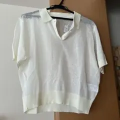 AMERICAN HOLIC アイボリー 半袖ニット L