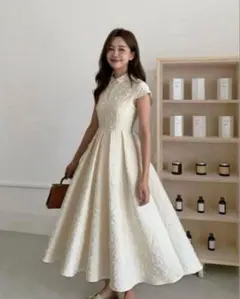 【美品】BIRTHDAY BASH JACQUARD HEPBURN DRESS