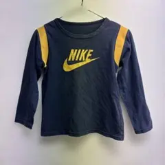H88 NIKE ナイキ　長袖tシャツ ネイビー　ジュニア130のサムネイル