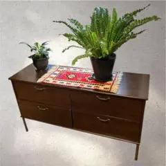 ビンテージ　スモールラグ　テーブルランナー