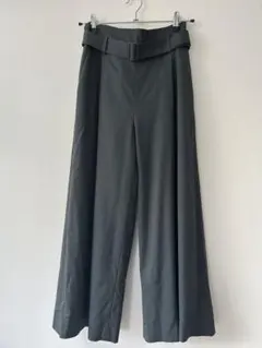 green label relaxing ベルト付きワイドパンツ 38