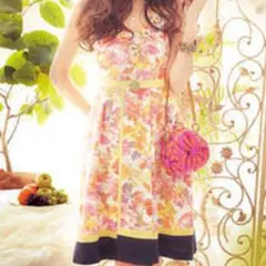 最終値下げ！chesty 花柄ワンピ