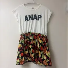 ANAP Kids 半袖ワンピース フルーツ柄 130のサムネイル