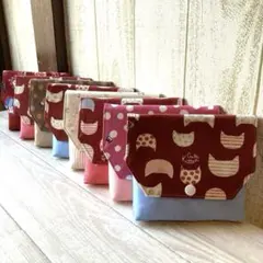 在庫処分！ねこ柄ポーチ色々８個まとめて