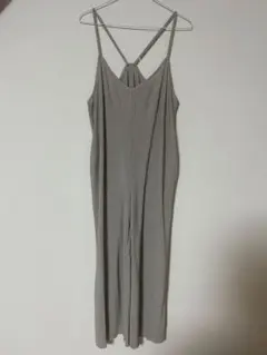 レディース　キャミサロペット　ベージュ