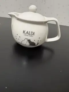 【新品未使用】KALDI 猫の日 ティーポット 箱付き