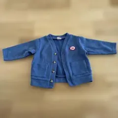 petit main カーディガン 70 青