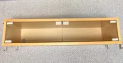 【無印】ユニットシェルフ用 木製ボックス ガラス扉(観音開き) 幅84cmのサムネイル