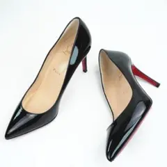 ルブタン Louboutin ヒール 37.5/23.5cm Black 63A