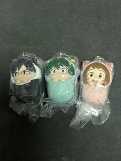 僕のヒーローアカデミア おくるみ ますこっと チャーム 緑谷 麗日 飯田