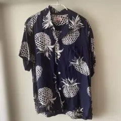 SUN SURF パイナップル柄 アロハシャツ Mのサムネイル