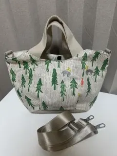 ミナペルホネン One day マルシェバッグ　ハンドメイド