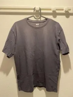 ※最終値下げ ユニクロ Tシャツ クルーネックTシャツ 半袖 ダークグレー L