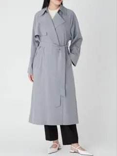 Mila Owen ミラオーウェン　落ち感ラグラントレンチコート　ミント