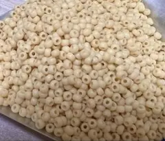 クリーム色　丸小ビーズ89g！