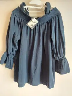 2WAY オフショルダー　七分袖　GU