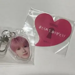 YOSHIKI 矢田佳暉 顔面アクリルキーホルダー ネームプレート