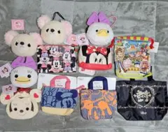 ディズニー キャラクター ポーチ 巾着 小型バッグ スマポシェ セット