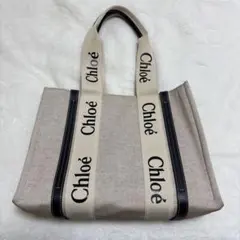 Chloe クロエ　WOODY キャンバストートバッグのサムネイル
