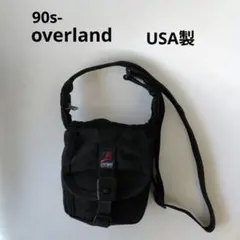 90s USA製 オーバーランド overland ショルダーバッグ　黒