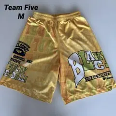 Team Fiveバスケットボールパンツ イエロー Mのサムネイル