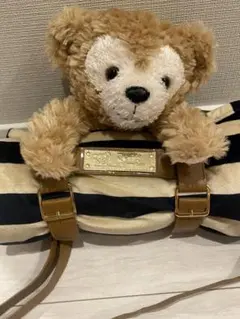 ダッフィーぬいぐるみ付きブランケット