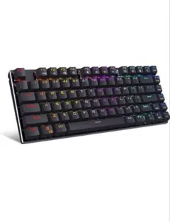 e元素ゲーミングキーボード アンチゴーストキー メカニカル式 RGB発光LED