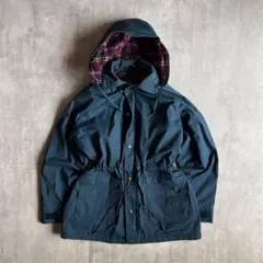 【80s Woolrich】マウンテンパーカー　ブルゾン　裏地チェック　usa製