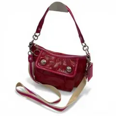コーチ COACH 2way ショルダーバッグ　ハンドバッグ　ポピー　ピンク