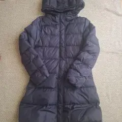 ☆売り切り価格☆ユニクロ ネイビー 中綿コート フード付き 150