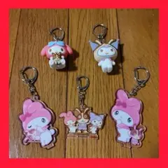 マイメロ クロミ × 宇佐美 ラバーキーホルダー アクリルキーホルダー サンリオ