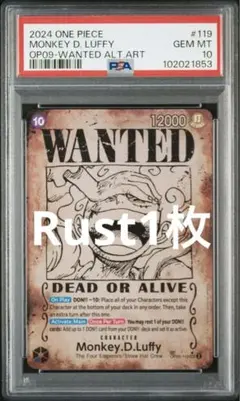 2025年最新】ルフィ 手配書 psaの人気アイテム - メルカリ