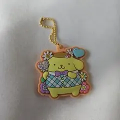 ポムポムプリン　ラバーキーホルダー