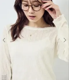 ロペピクニック　レースカットソートップス