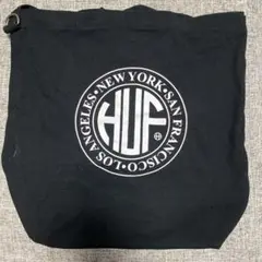 HUF ロゴ トートバッグ 黒