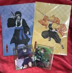 鬼滅の刃 アニプレックスオンラインくじ　クリアファイル、色紙セット