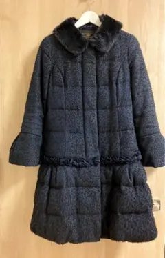 トッカ ☆ネイビーベースの素敵な2wayダウンコート☆S☆高級コート