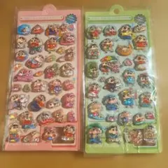 クレヨンしんちゃん ボンボンドロップシール 2シートセット 水入り