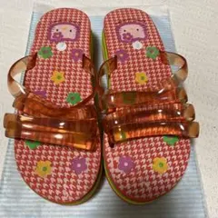 ハローキティ　厚底サンダル　レトロのサムネイル